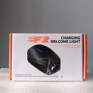 F2 Charging Welcome Light Car Interior Black Dual Intelligence Induction Switch